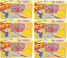 Chore Boy 86259618941 2 Count Golden Fleece Scouring Terry Cloth - Pack of 6