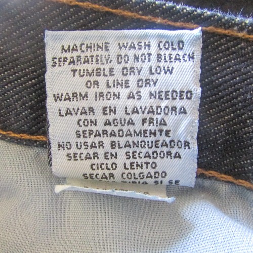 Y2k LEI Flare Jeans 7 28x32 Dark indigo blue Flared bell bottom Vtg 9.5"rise New - Picture 10 of 13