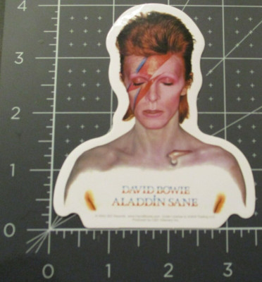 DAVID BOWIE classic Aladdin Sane STICKER Decal New not cd lp E