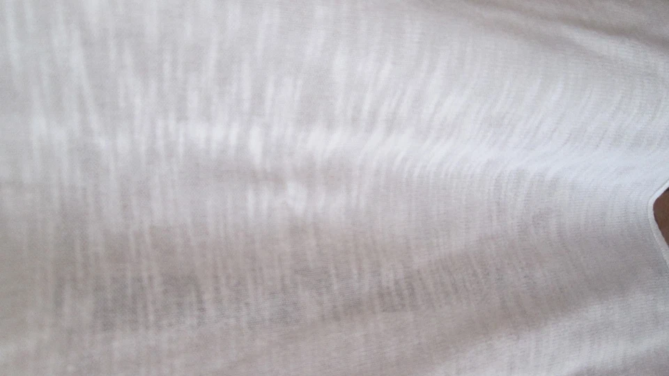 Blusa Top Lily McNeal Barely There Larga Marfil Capas Talla XS USADA EN EXCELENTE ESTADO Foto 3 de 4