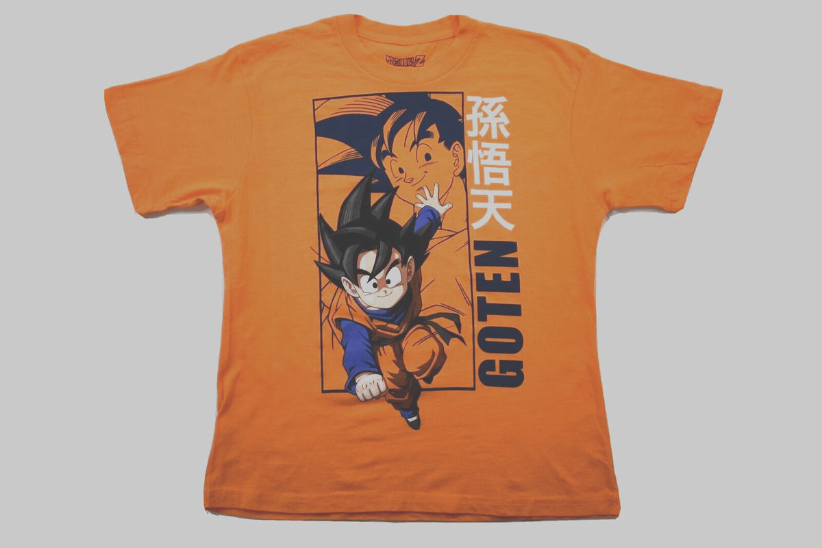 Dragon Ball Z Youth Boys Goten Orange Shirt New S | eBay