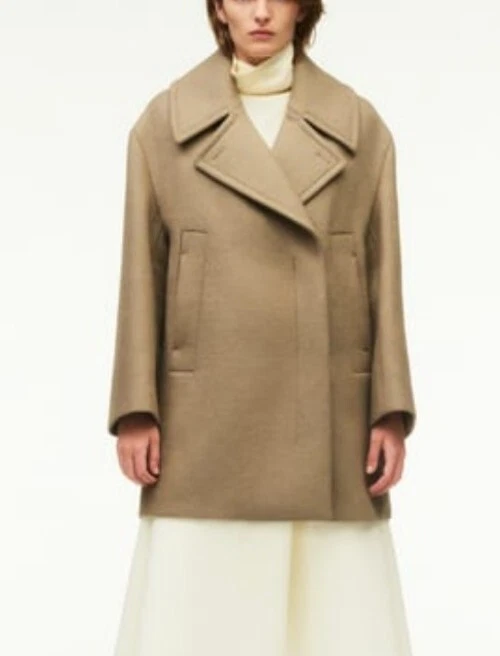 Cocoon coat best sale zara