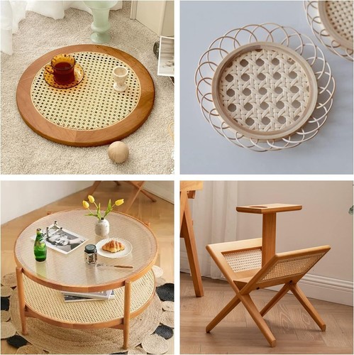 14 Zoll Breite Rohr Gurtband 3,3 Fuß, Natürliches Rattan Gurtband für Caning Projekte, W... - Bild 8 von 9