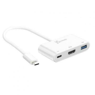 J5Create JCA379 USB-C HDMI and USB 3.0 with Power Delivery for MacBook,...