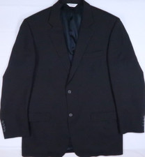 JOSEPH  FEISS international blazer men 40 r dark blue stretch jacket sport coat