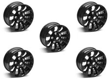 Set Of 5  Defender, RRC, Disco 16'' Black Sawtooth Alloy Wheel Part LR025862