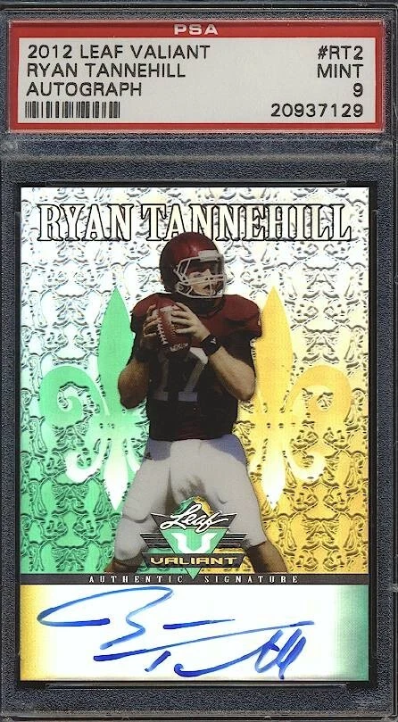 Ryan Tannehill Leaf Valiant #RT2 Autograph