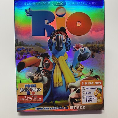 その他 Rio 450 / [Blu-ray] 2zzhgl6 Rio (Blu-ray/ DVD Combo + Digital Copy) DVDs Slip Cover EUC