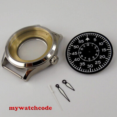 42mm 316L solid steel Watch Case fit Miyota 8215 2813 NH35 NH36