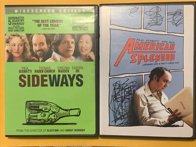 PAUL GIAMATTI -2 acclaimed DVD movies- Sideways / American Splendor