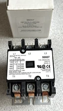 New Hartland Controls HCCY3XU05CJ196 Contactor 50A 3P 600VAC 208/240 VAC Coil