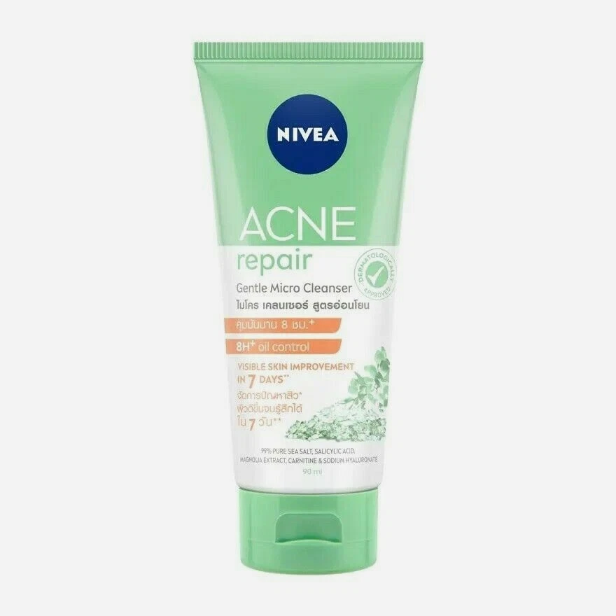 Nivea Acne Repair Gentle Micro Cleanser Cleanses Deeply Controls