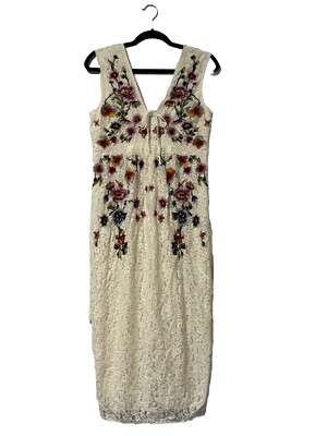 maya embroidered dress Buy Maya Upcycled Saree Maxi Dress For Women main image 0