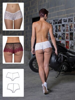 Sprengfallen Schnittmuster tailliert Frenchies Dessous normal 8 bis 18