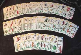 LEGO 3844 Creationary Parts Lot: Poster, Instruction, 96 game cards Replacements