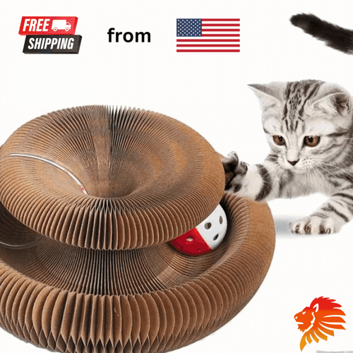 Magic Organ Cat Toy Scratch Board Interactive Scratcher Pad Pets Toys Cardboard  - Picture 1 of 22