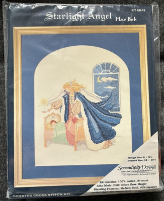 Serendipity Designs Kreuzstich-Set Marbek Starlight Engel neu & versiegelt