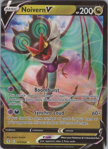 Noivern V NM (#2) #117 SWSH07: Evolving Skies Pokemon