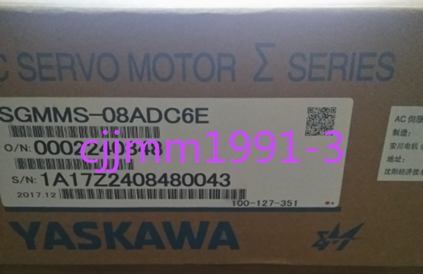 New in box Yaskawa SGMMS-01ADC6E AC SERVO MOTOR