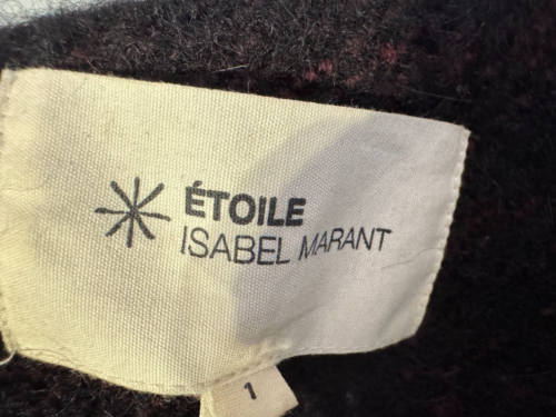 $750 Isabel Marant Etoile Dante Boucle Brown Wool Alpaca Blend Coat Jacket Sz S - Picture 15 of 21
