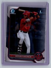 2022 Bowman Chrome Adrian Placencia Los Angeles Angels #BCP-205