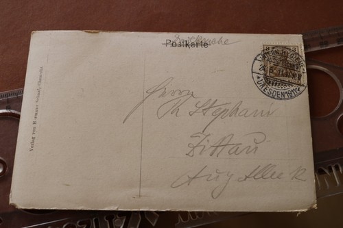 tolle alte Karte Portraits - Flieger der Sachsenwoche 1911 - Picture 2 of 2