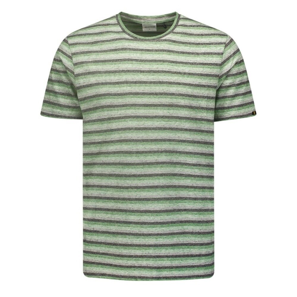Tシャツ・カットソー FAY Men T Shirts NPMB250143 TUY1V201 Green No Excess Men's T-shirt Green Striped 23350329 050 | eBay