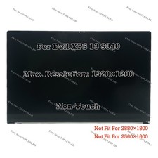 13.4" Dell XPS 13 9340 1920 1200 LCD Non-Touch Screen Panel Display X0YTD 0X0YTD