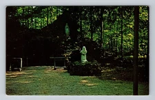 Bellevue OH-Ohio, Lourdes Grotto, Sorrowful Mother Shrine, Vintage Postcard
