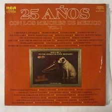 25 AÑOS CON LOS MEJORES DE MEXICO VOL I, BY VARIOUS, 1960 MEXICAN TRIPLE LP