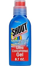 Shout Advanced Ultra Concentrated Gel Stain Remover Scrubber Brush 8.7 Oz