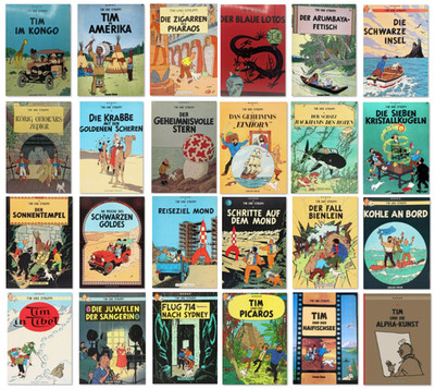 Tim und Struppi Comic Alben einzelnd bestellbar 1-24 Carlsen