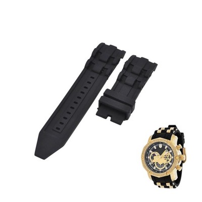 Pro Diver 38005 26mm Black Rubber Watch Strap For Invicta