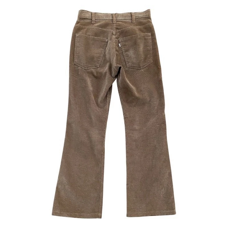 パンツ 60s Levi's 518 E Corduroy Bottom Brown 60年代 USA製 Levi's リーバイス 518 コーデュロイパンツ 白タブ BIGE