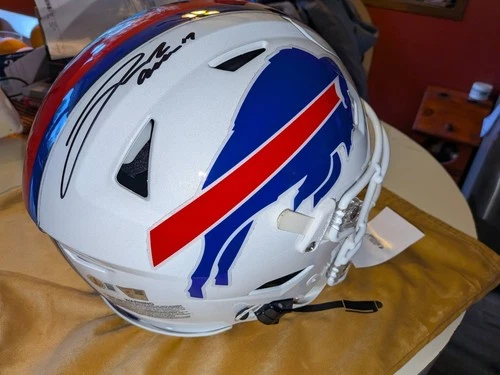 🔥JOSH ALLEN Autographed SpeedFlex Helmet! Beckett Auth BAS Bills Football