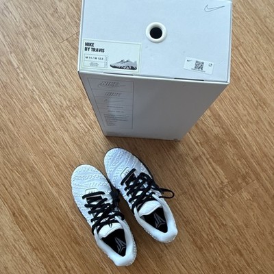 Nike Travis Men's Low Top Athletic Sneakers White/Black Lace-Up Rubber Sole