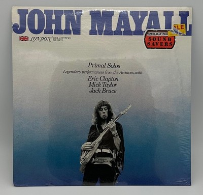 John Mayall - Primal Solos LP w Clapton, Mick Taylor, Jack Bruce Still Sealed