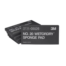 3M 05526 Wetordry Sponge Auto Body Hand Sanding Pad (5/Pack)