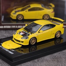 Motorhelix 164 Honda Civic Type R Dc5 Mugen Yellow Diecast Car Model Motorhelix 164 Honda Civic Type R Dc5 Mugen Yellow Diecast Car Model
