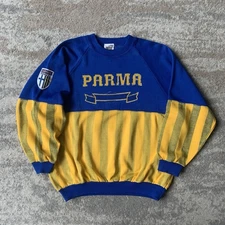 Vintage Parma 1990-91 Le Felpe dei Grandi Club Italy Football Sweatshirt Medium
