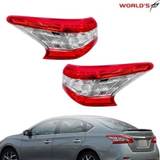Tail Light Rear Outer Lamp Passenger+Driver Side Fit For Nissan Sentra 2013-2015