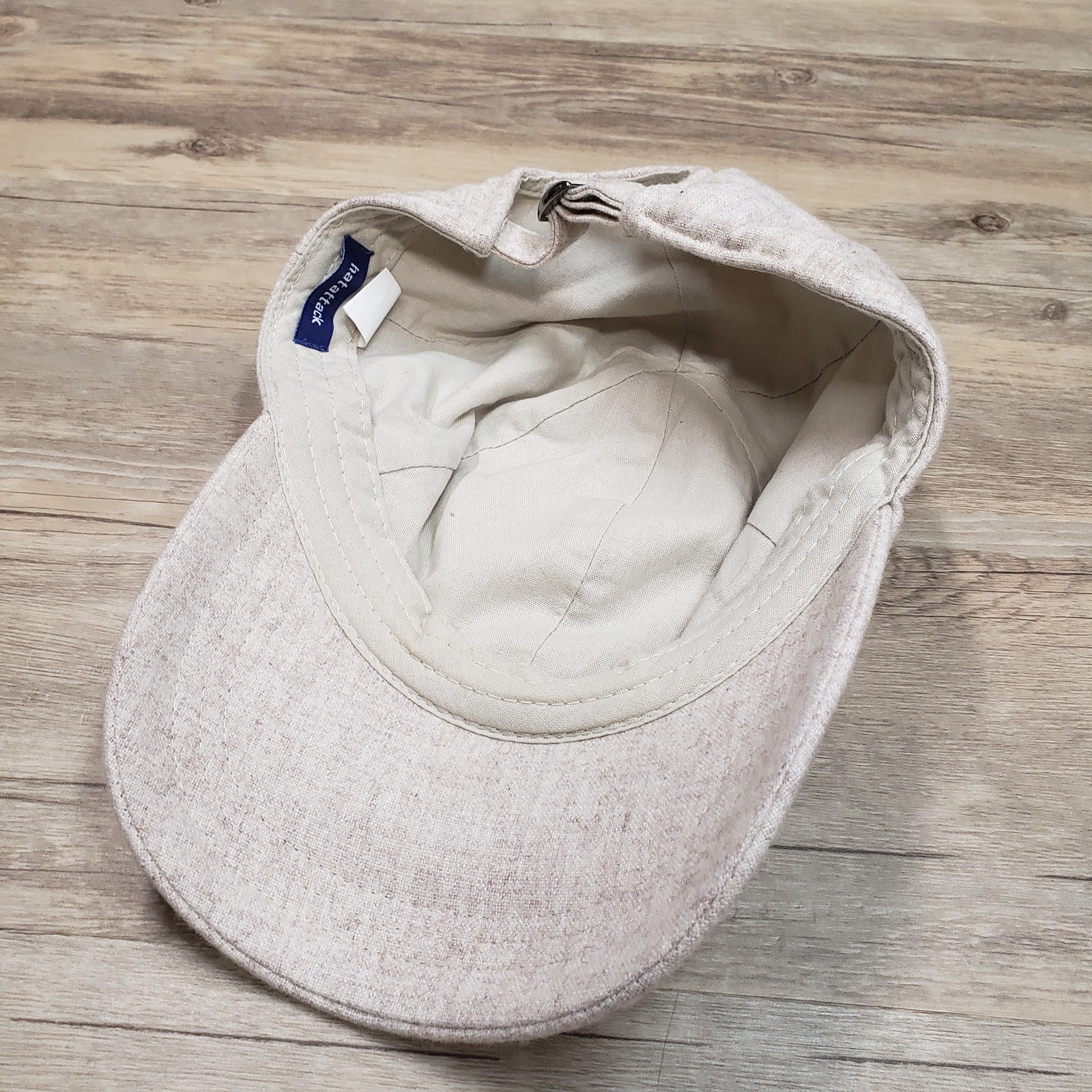 Hatattack Hat Cap Strap Back Beige Wool Blend Cas… - image 5