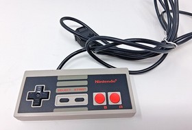 Nintendo Vintage NES OEM Controller 004 RF Switch 003 & Racket Attack Game READ