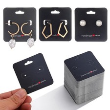 150PCS Earring Cards,Black Earring Display Cards for Selling Jewelry Packagin...