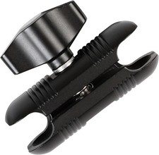 Double Socket Arm Length 2.4" Connects to 17mm Ball Head Adapter Only