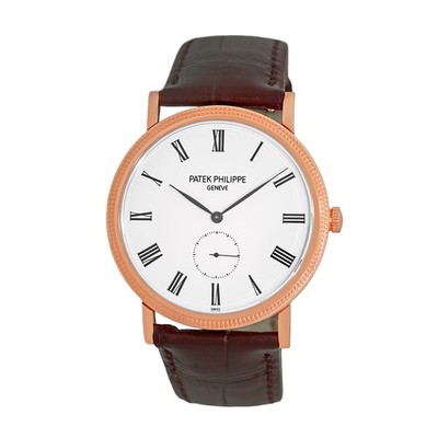 PATEK PHILIPPE 18K Rose Gold 36mm Calatrava Ref # 5119 Warranty Box MINTY 
