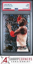1995 METAL #60 KEVIN WILLIS HAWKS POP 3 PSA 9
