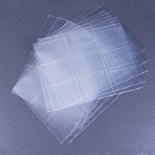  10 Pcs Photo Pockets Album Refill Pages Money Clip Holder Collect