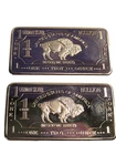 LOT  of 2   1  TROY OUNCE GERMAN SILVER  .999  PURE BARS