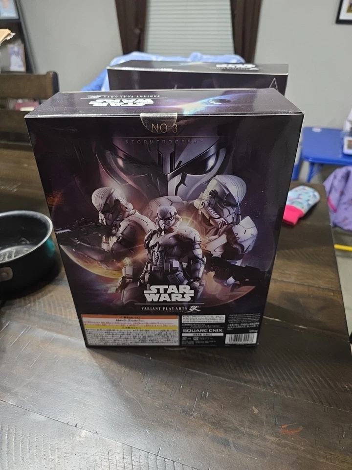 Boneco de ação PLAY ARTS KAI STAR WARS NO 3 STORMTROOPER 8" AUTÊNTICO NOVO *EUA* - Imagem 2 de 4